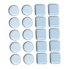 COHEALI 20pcs Furniture Feet Pads Non-Slip Floor Protector Glides Sliding
