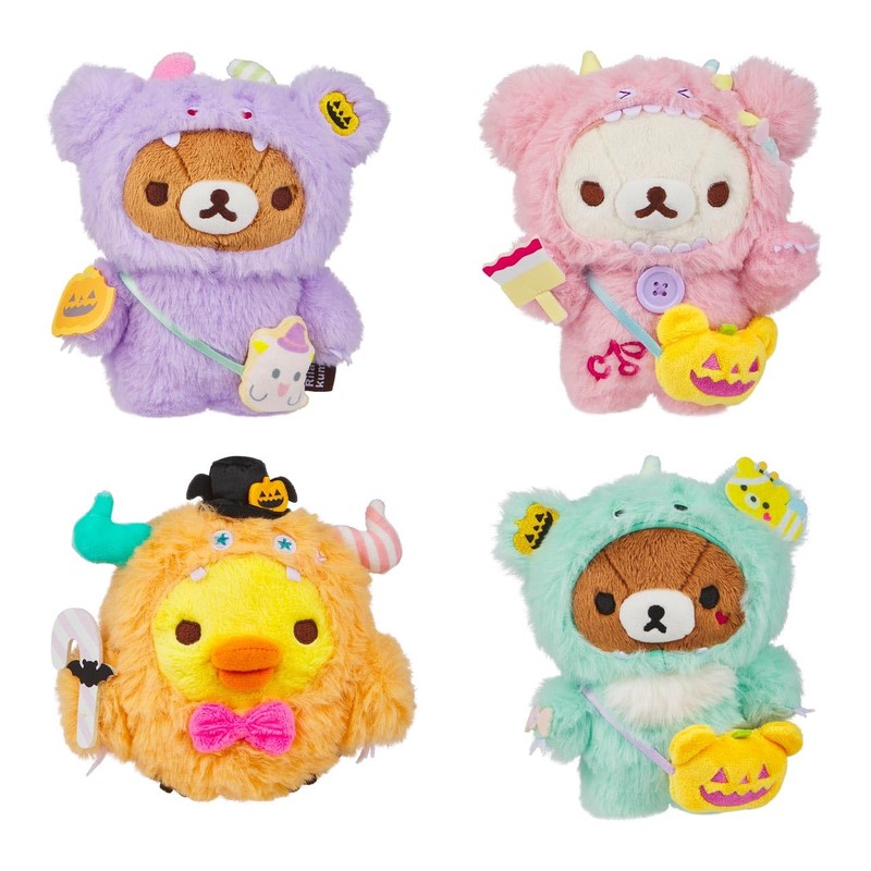 San-X Original Rilakkuma Monster Series - Juego completo de 4