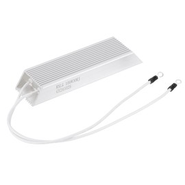 YOKIVE 30 Ohm 100W Braking Resistor, Aluminum Housing Wirewound Braking Resistor Inverter Servo Resistor with Solder Lug and Terminals, Great for Audio Servo Motor