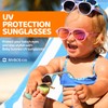 RIVBOS Baby Wrap Polarized UV400 Sunglasses - Soft Frame with
