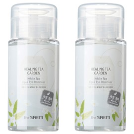 더샘 힐링 티 가든 화이트티 립 앤 아이 리무버, 150ml, 2개 The Saem Healing Tea Garden White Tea Lip and Eye Remover, 150ml, 2 Pack