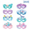 Zombie Party 16-Count Mermaid Princess Makeup Mask Set for Summer Beach Theme Parties 16 Count 10ea