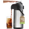 Cresimo Coffee Carafe with Pump - 102oz / 3L Airpot