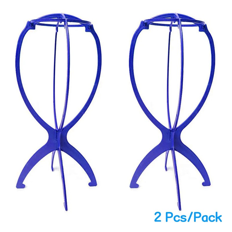 2-Piece Wig Stand for Wigs & Hats – 36 cm