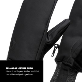 Dirt Bag Mitts Black Large