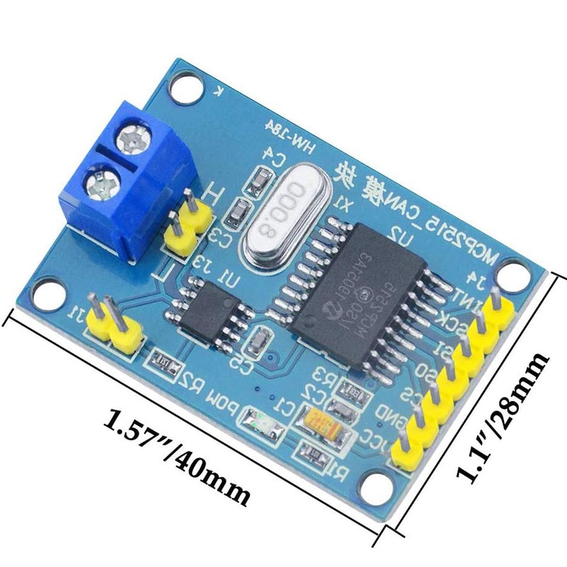 Youmile 2pcs MCP2515 CAN Bus Module DC 5V TJA1050 Behavior
