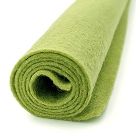 Spring Tickle Yellow-Green - Wool Felt Oversized Sheet - 20% Wool Blend - 1 12x18 inch Sheet