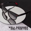 LINVO Polarised Sunglasses for Men and Women,Retro Dark Shades 100%