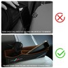 TOPABYTE Car Seat Gap Filler Organizer Leather Storage Box Between