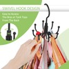 Metal Carrier Top Hanger Bra Organiser, Rotating Space Saving Hanger,
