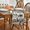 Artoid Mode Tractor Milk Farm Table Runner, Cow House Fall