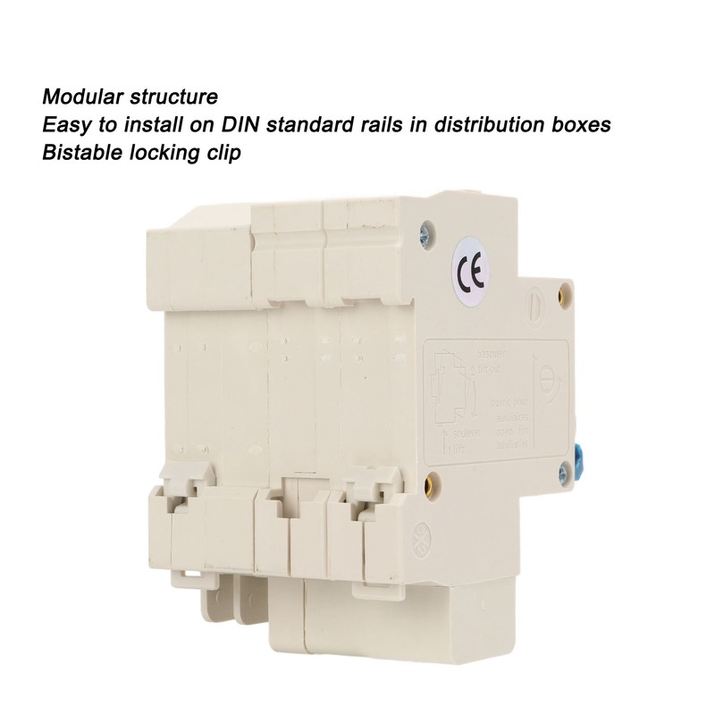63A Circuit Breaker 2P Leakage Protection Air Switch DIN Rail
