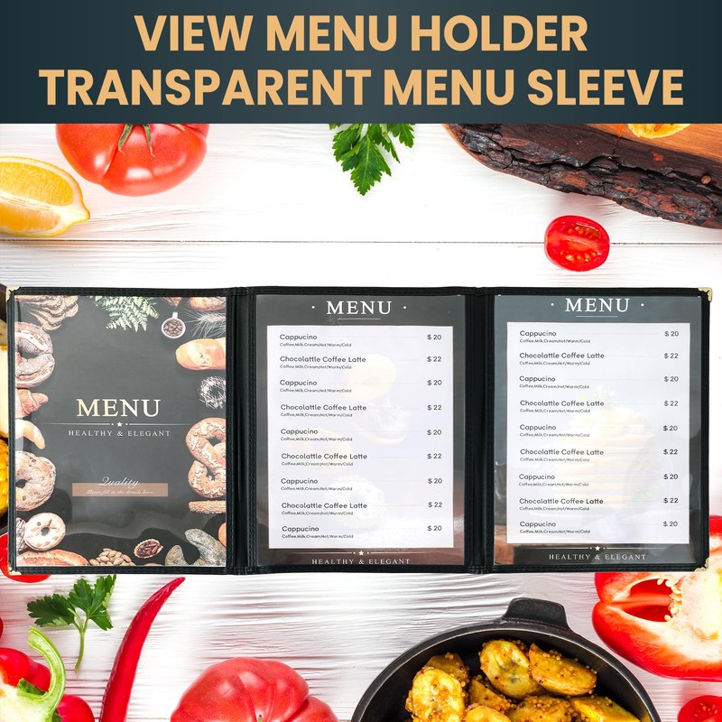AMGSH 8.5 x 11 Inch Menu Covers, 10 Pack 3