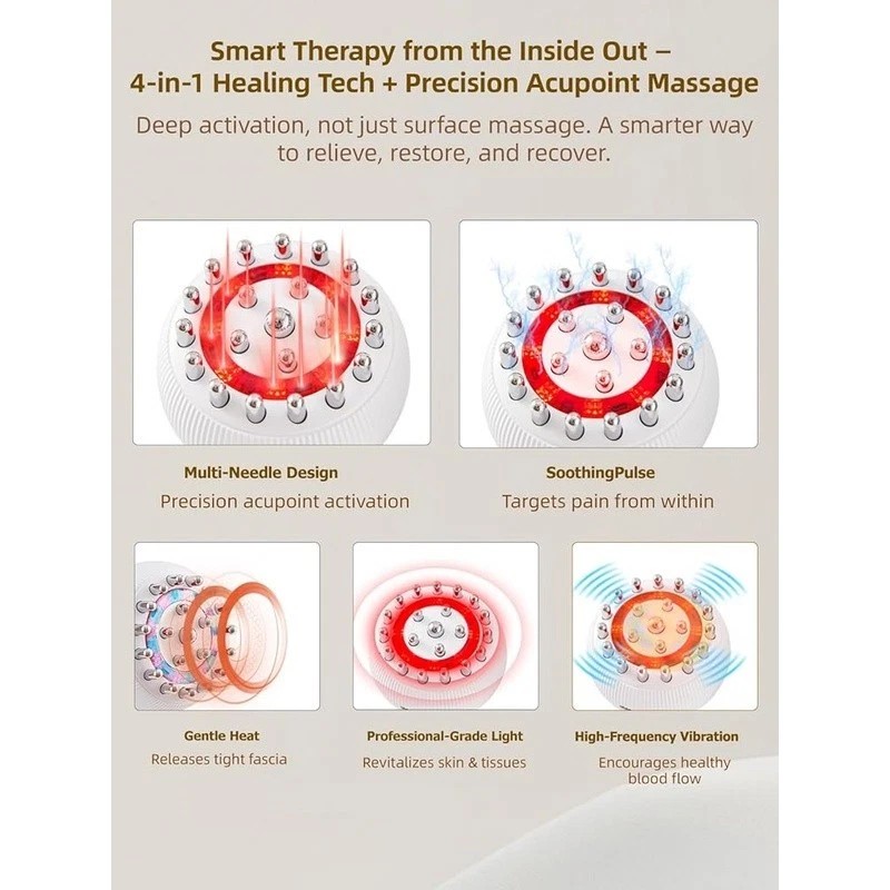 All-in-One Cordless Leg Massager Varicose Veins Relief & Circulation Boost