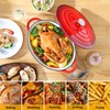 Velaze 7.5 QT Enameled Oval Dutch Oven Pot with Lid,