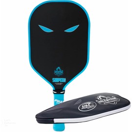 Phantom Sniper Pro T700 Raw Carbon Fiber Pickleball Paddle - 12mm Thermoformed Pro Pickle Ball Paddle with Premium Pickleball Paddle Cover – C4 Polypropylene Power Core Pickleball Racket