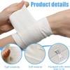 IKOPFLN Pack of 5 Elastic Gauze Bandages, Compression Bandages with