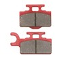 Daytona Motorcycle Brake Pads Red Pads (Semimetal Pads) KSR-110 (03-13)