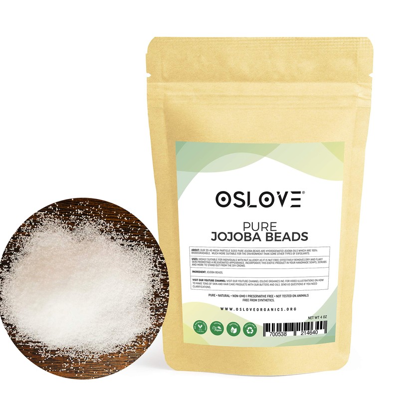 Oslove Organics Pure Jojoba Beads- 20/40 Mesh Size | Cleanses