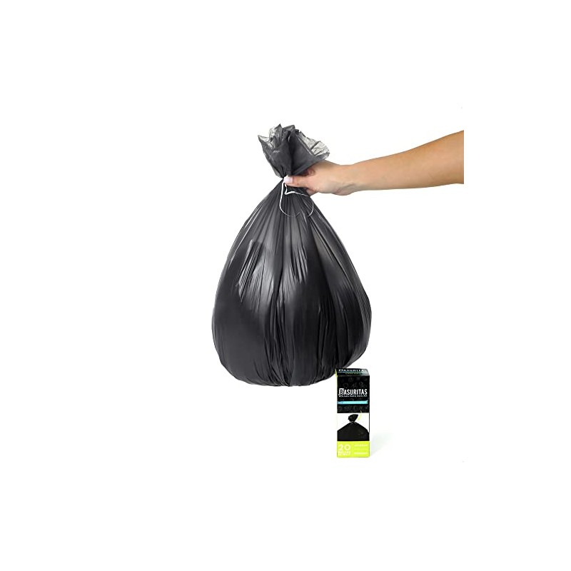 Basuritas | 200 Bolsas de Basura Medianas de 48 x