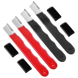 4 Pack Portable Knife Sharpener Mini Speedy Edge Sharpening Pruning Shears Blade Sharpener Carbide Multipurpose Garden Tool for Garden Tool Trimming Knives Cutter Scissor Axe Clipper Pruners