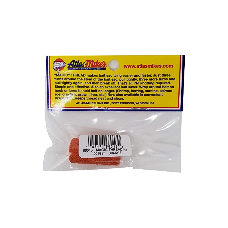 Atlas Mike’s Magic Thread – No-Knot Bait Thread for Tying