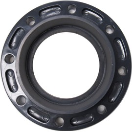 ERA Sch 80 PVC 8 Inch Van Stone Flange, Flange x Socket, NSF Compliant, Gray, Schedule 80, OD 8.625" / ID 7.95", Max Temp 140°F