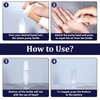 Kzvsiy 5 Pcs 10 ml Airless Pump Bottles, Refillable Clear