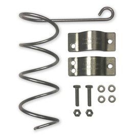 Automatic Chain Link Self Closing gate Closer. Adjustable Closing Tension, Outdoor Gate Spring, Works Great for Pool and Dog Gates or Any Chainlink gate – Made in USA