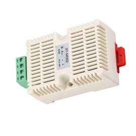 DC5‑30V Temperature Humidity Transducer Temperature Humidity Transmitter ABS Shell Industrial Temperature Humidity Sensor Module -40℃ to 60℃ 35mm Rail Mount 0‑10V Output