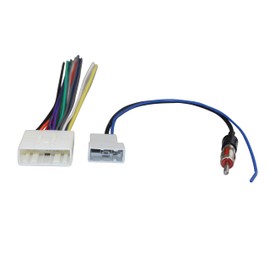 YONGJIANGXIA Wire Harness and Antenna Adapter for Metra 70-7552 Replacement for Nissan/Subaru/Suzuki 2007-2012 Replace OEM Radio Harness