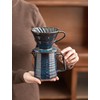 HYAXGM Pour Over Coffee Maker,Ceramic Coffee Maker With 40 pcs