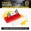 Spartan Power Large ANL Fuse Holder Red