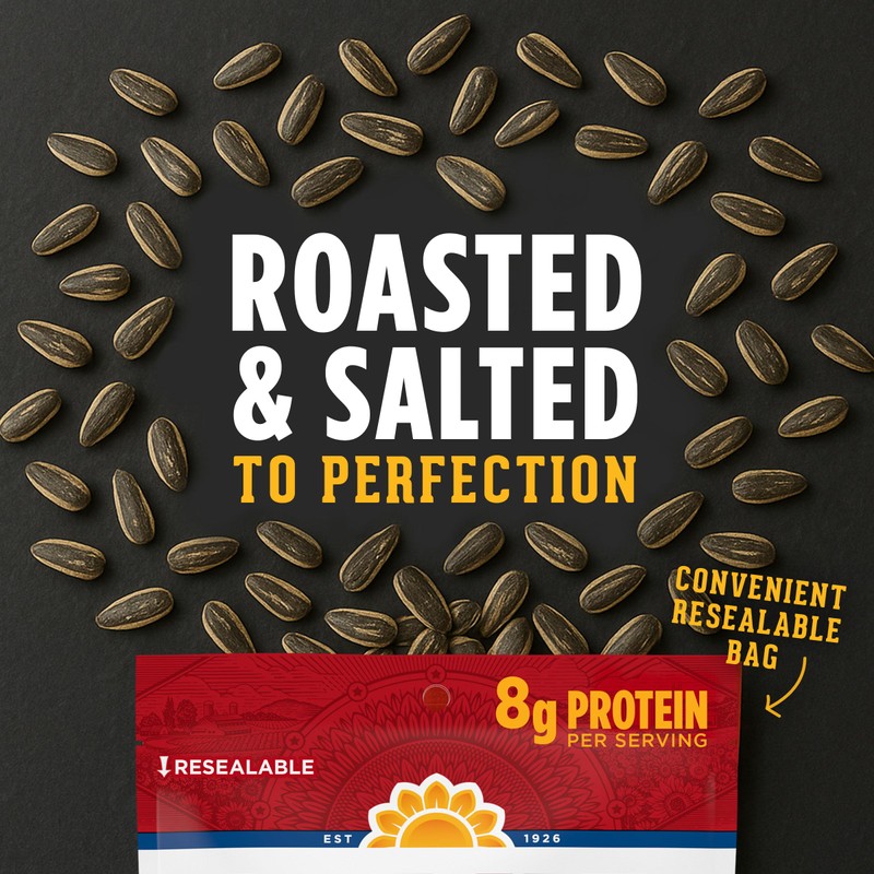 DAVID Roasted and Salted Spicy Queso Jumbo Sunflower Seeds, Keto