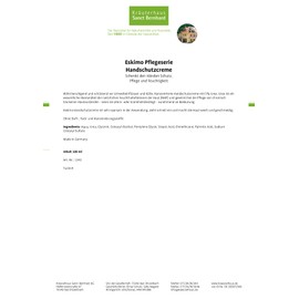 Sanct Bernhard Eskimo Hand Protection Cream with Urea 100 ml