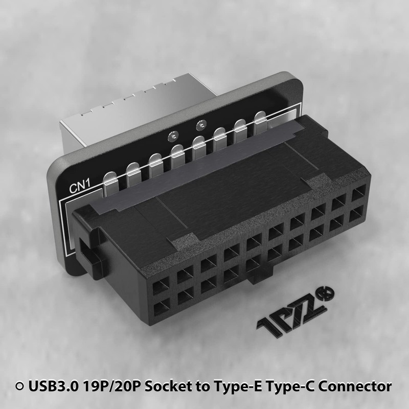 1PZ AU2-M02 USB Front Panel Adapter Vertical USB C Header