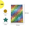 ND-0267-R07-smile-10sheets Reward Stickers, Cute Sparkling Stickers, Star Smile (10 Sheets