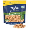 Fisher Chef's Naturals Chopped Walnuts 2 Lb, 100% California Unsalted