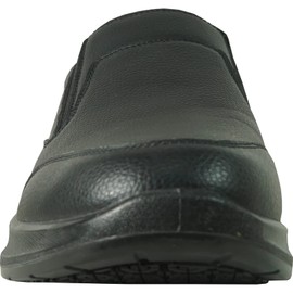 VANGELO Professional Slip Resistant Men Slip On Work Shoe for Food Service Health Care Nurse Jimmy-3 Black Men Size 13W
