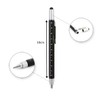 TRENDHAUS Multifunctional Ballpoint Pen, 6-in-1 Gift for Men, Gift Ideas
