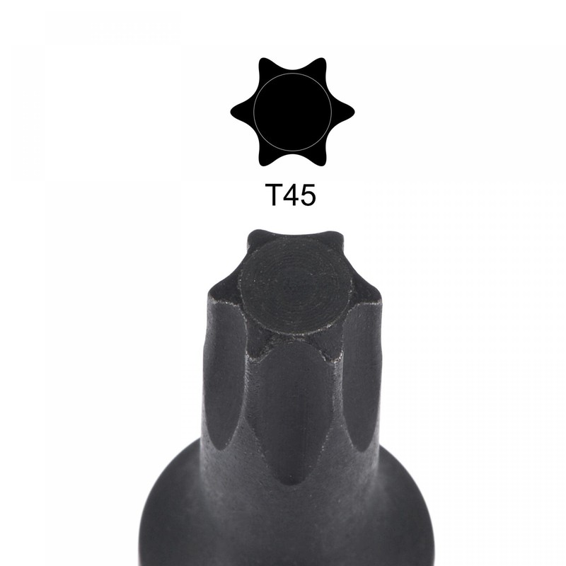 sourcing map T45 Impact Torx Drill Socket 1/4 Inch Square