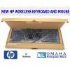 HP NEW OEM HP SLIM WIRELESS BLACK KEYBOARD AND MOUSE