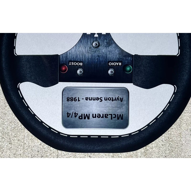 Wow Ayrton Senna 1988 Mp4/4 F1 Steering Wheel racing metal