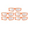 5pcs Solar Eclipse Glasses Professional Safe Plastic Direct Sun Viewing