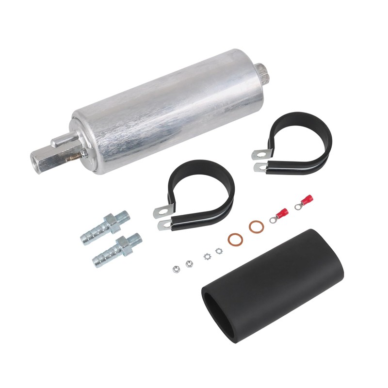 High Flow Pressure External Inline 255LPH Fuel Pump With Installation