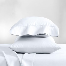 Ivy Union Microfiber Pillowcases - Breathable & Soft - Set of 2 (King, White)