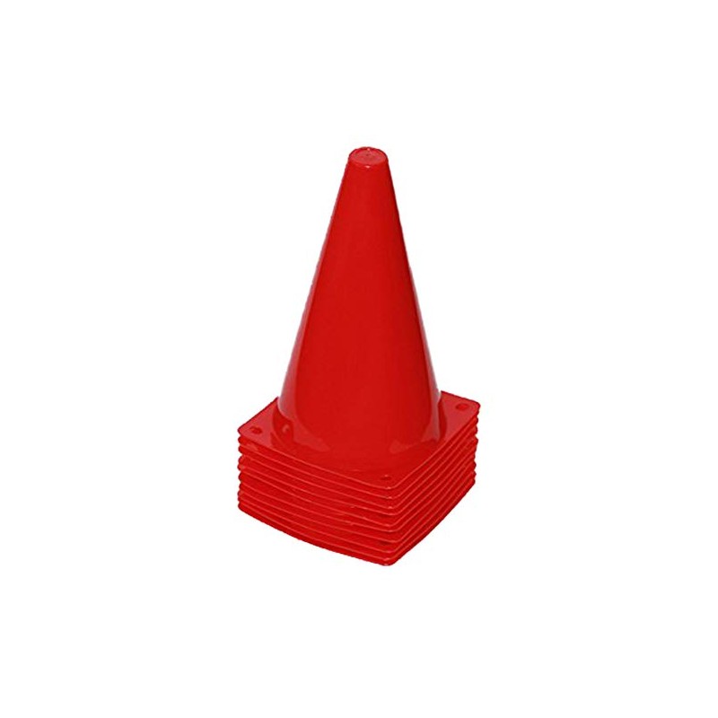 Boje Sport Set of 10 marking cones, 23 cm, colour