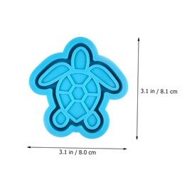 Operitacx Epoxidform Zubehör Bausatz Abs Handwerk Im Stil Schablonen Kette Freundschaftsarmband Perlen Schildkröte Diy Formen Handguss-kit Bastelsets Blue Kieselgel