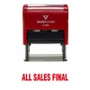 All Sales Final Rubber Stamp (Red Ink) - Medium