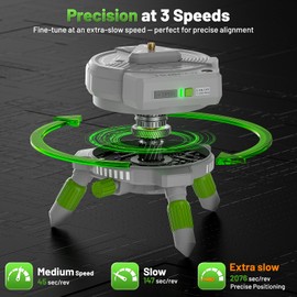 Huepar Electric 360° Rotating Base for Laser Level Remote Control AT5